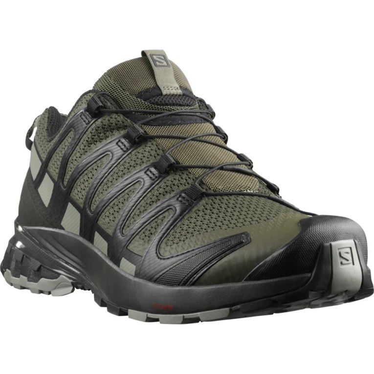 Sapatilhas Trail Running Salomon Xa Pro 3d V8 Masculino Verde Oliva Pretas | PT P26491